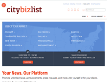 Tablet Screenshot of citybizlist.com